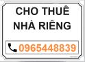 Cho thuê nhà 60m tại ngõ Mai Hương Bạch Mai, HBT, 12tr/th; 0965448839