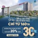 Chỉ 1,6TỶ, CĂN 2 PN – Đối diện AEON Mall Biên hòa , giá FO từ CĐT