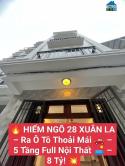 HIẾM NGÕ 28 XUÂN LA – Ra Ô Tô Thoải Mái – 5 Tầng Full Nội Thất – 8 Tỷ!
