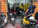 Sang tiệm sửa xe tại đường Nguyễn Đức Cảnh, Phước Long, Nha Trang