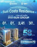 Chính Thức Nhận Booking – Tòa Tháp Căn Hộ Sun Vương Thừa Vũ- Sun Costa Residence- Sungroup