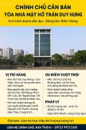 Mua Nhà Trần Duy Hưng, Hà Nội Mặt Hồ 1 Hầm 9 Nổi 150m2, Mt6m, Ô Tô Vỉa Hè Thang Máy 150tr/tháng