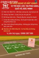 Chính Chủ Cần Bán Lô Đất 2 Mặt Tiền Đẹp Thôn An Trạch, Phù Lãng, Quế Võ, Bắc Ninh