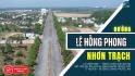 Bán nền đất mặt tiền đường Lê Hồng Phong dự án HUD Nhơn Trạch Đồng Nai