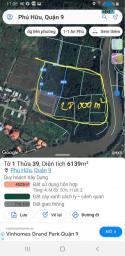 Bán đất thổ cư 28000m2, phú huu, Q.9, Bưng Ông Thoàn, gia chi 13tr/m2, sổ đỏ