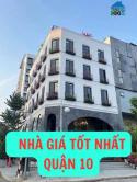 Bán tòa nhà 20x16m (320m2) Hầm 9 tầng 2 thang máy đường Lý Thường Kiệt, Q10 - HDT 250tr/th