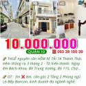 Hiếm: 10 Triệu/th- Thuê Nguyên Căn 2 Tầng 2 Phòng Ngủ- Hẻm Xe Hơi- Quận Trung Tâm. Lh: 0933910039
