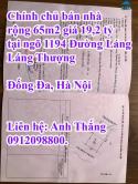 Chính chủ bán nhà rộng 65m2 giá 19,2 tỷ tại ngõ 1194 Đường Láng, Láng Thượng, Đống Đa, Hà Nội