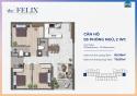Suất Nội Bộ The Felix Căn 3PN 2wc. Căn Góc 2 View, Sông, Hồ, Thành Phố Có Đủ