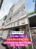 Bán Nhà Hẻm Xe Hơi 7/3 Trung Lang, P12, Tân Bình