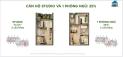 Căn hộ 1 phòng ngủ 38m2 1PN 1WC Sky Retreat, Quỹ hàng ưu tiên,Hướng cao tốc thoáng mát