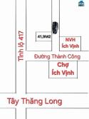 Ích Vịnh, Đan Phượng, oto, thông, gần KCN Cầu Gáo. Giá đầu tư chỉ hơn 3 tỷ.