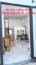 Cho thuê nhà 1 tầng 1 gác xép mới đẹp ngõ 207 Bùi Xương Trạch, 35 m2 x 2 ngủ 6 triệu