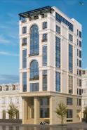Cho Thuê Tòa Văn Phòng 9 tầng MP Hàng Chuối DT 230m2 MT 11m. Lô Góc. Giá 450tr/th