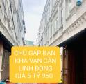 Chủ Ngộp Bán Gấp - Nha 2 Lầu Kha Vãn Cân - Linh Đông 
hẻm Ôto Đậu Cửa