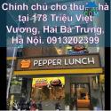 Chính chủ cho thuê nhà tại 178 Triệu Việt Vương, Hai Bà Trưng, Hà Nội. 0913202399