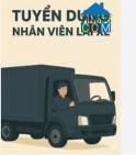 Cần Tuyển Dụng Gấp – Lái Xe Tải & Phụ Xe - Hóc Môn- TPHCM