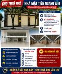 Cho thuê nhà mặt tiền 10m trung tâm thành phố Cần Thơ