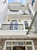 Villa Style Miền Đông Nước Pháp Hẻm Xe Hơi Bình Thạnh 4 Tầng 5PN Full Nội Thất