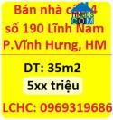 Chính chủ bán nhà C4 có 2 gác sép 190 Lĩnh Nam, P.Vĩnh Hưng, Hoàng Mai, 5xxtr; 0969319686