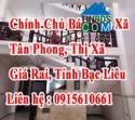 Chính Chủ Bán Nhà Xã Tân Phong, Thị Xã Giá Rai, Tỉnh Bạc Liêu