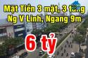 Nhà 3 Mặt Tiền Kinh Doanh Nguyễn Văn Linh Quận 7, ngang 9m, 3 tầng, chỉ 6 tỷ