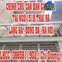 Chính Chủ Cần Bán Gấp Căn Nhà Tại Ngõ 151B Thái Hà - Láng Hạ -Đống Đa -Hà Nội