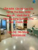 CẦN BÁN  Căn Hộ Cao Cấp Tại TP Thủ Đức, HCM