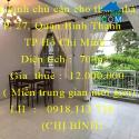 Chính chủ cần cho thuê nhà  Thanh Đa, Phường 27, Quận Bình Thạnh - TP Hồ Chí Minh