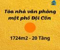 Bán Tòa nhà 20 tầng văn phòng cho thuê, mặt phố Đội Cấn - LH: 0906299843