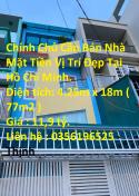 Chính Chủ Cần Bán Nhà Mặt Tiền Vị Trí Đẹp Tại Hồ Chí Minh.