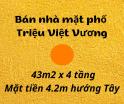 Bán nhà mặt phố Triệu Việt Vương, mặt tiền 4.2m hướng Tây - LH: 0906299843