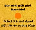 Bán nhà mặt phố Bạch Mai, 2 mặt tiền 4m, kinh doanh - LH: 0906299843