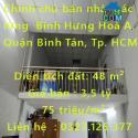 Chính chủ bán nhà 4x12 gác lửng  Bình Hưng Hoà A, Quận Bình Tân, Tp Hồ Chí Minh