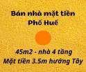 Bán nhà mặt tiền Phố Huế, 45m2, kinh doanh - LH: 0906299843