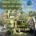 Chính chủ cần bán Biệt thự vườn mini,Phường Thạnh Xuân Quận 12, Tp Hồ Chí Minh