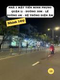 Bán nhà MTKD sầm uất Minh Phụng Quận 11 lề đường 6m nhỉnh 14tỷ