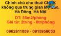 ✨Chính chủ cho thuê CHKK không qua trung gian Mộ Lao, Hà Đông; 0962611059