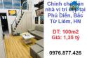 ✨Chính chủ bán nhà vị trí đẹp tại Phú Diễn, Bắc Từ Liêm; 1,35tỷ; 0976877426