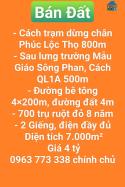 Bán 7000m2 đất Sông Phan Bình Thuận. SHR 4 tỷ. Lh:0963773338.