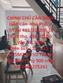 CHÍNH CHỦ CẦN BÁNH GẤP Căn Nhà Phố Vị Trí Tại Quận Gò Vấp, TP. HCM