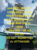 NHÀ ĐẸP - GIÁ TỐT - CHÍNH CHỦ Cần Bán Nhà Vị Trí Đẹp Tại Quận Bình Tân