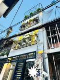 Nhà 4 Tầng DT Đẹp 49.5m2 (Nở Hậu) Hẻm Oto Cách MT Quang Trung Vào 100m. Ngang 4. P10 - Gò Vấp.