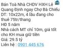 Bán Toà Nhà CHDV HXH Lê Quang Định ngay Chợ Bà Chiểu 220m 29.5 tỷ. Lh:0901445676